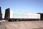 Cotton Belt bulkhead flat SSW #87745 with a load of plasterboard